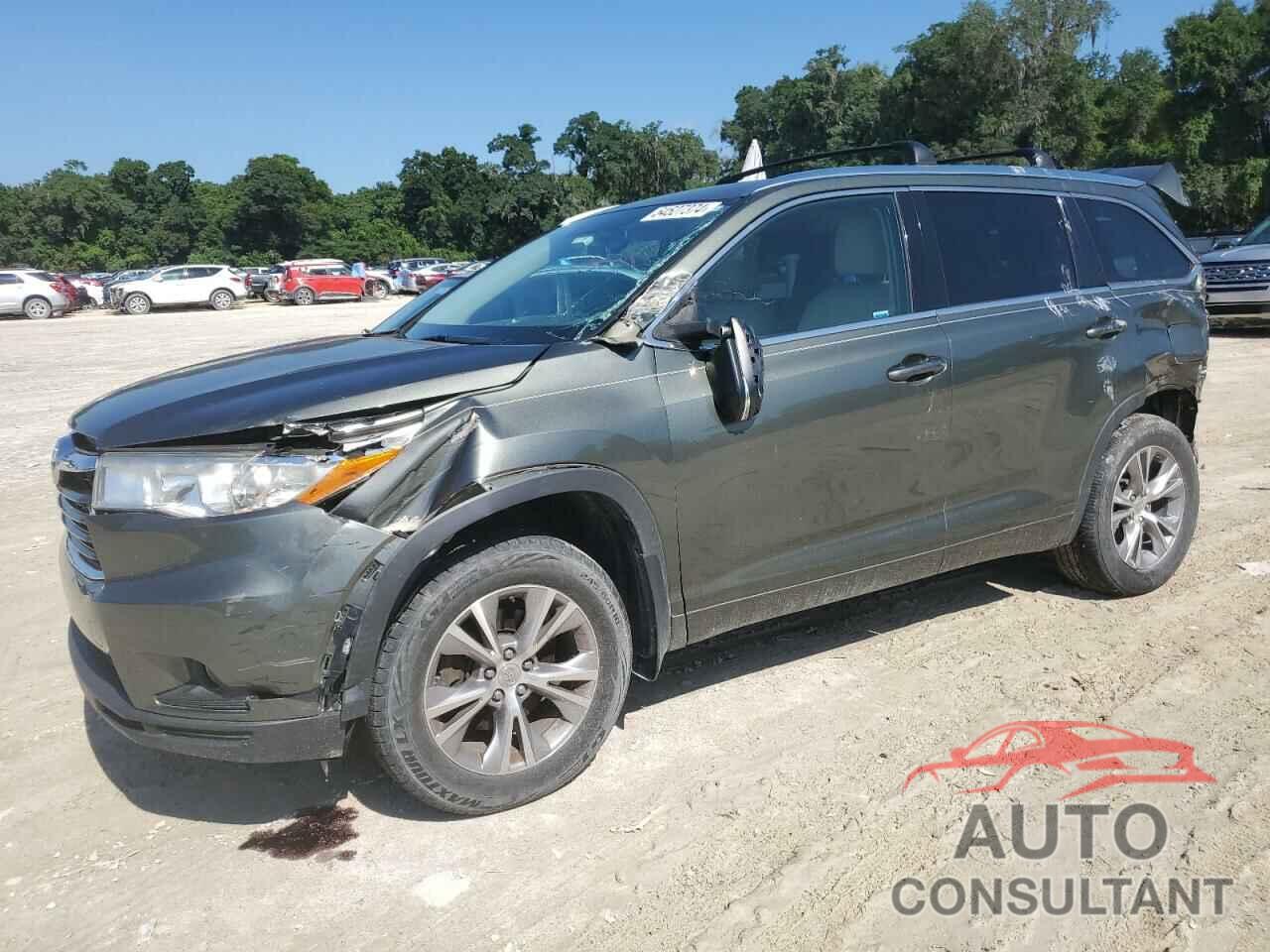 TOYOTA HIGHLANDER 2014 - 5TDJKRFH5ES063793