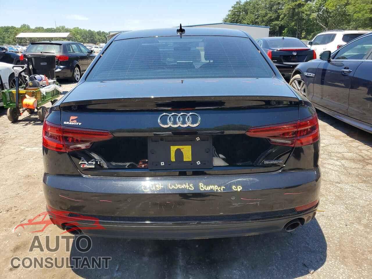 AUDI A4 2018 - WAUENAF41JA151123