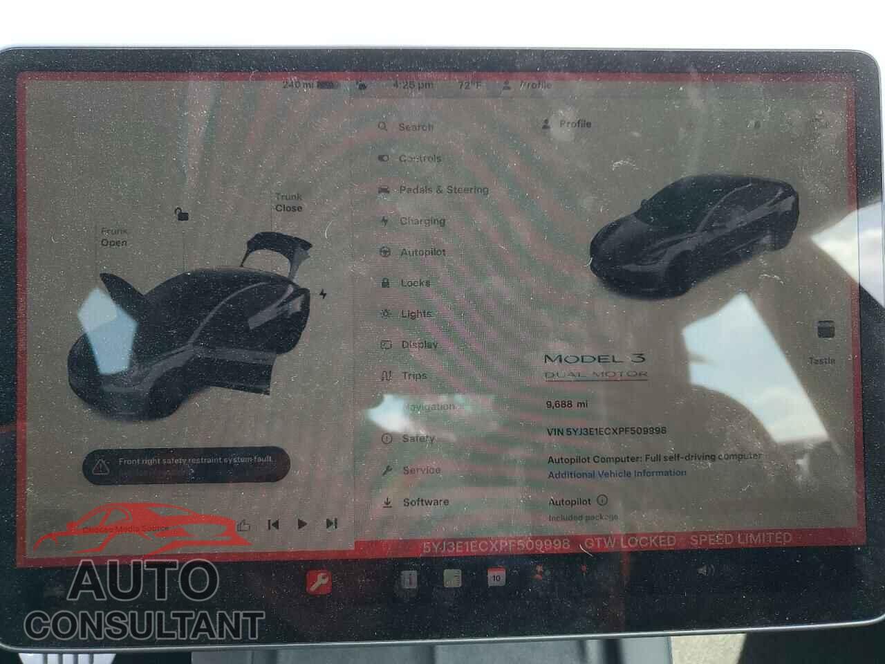 TESLA MODEL 3 2023 - 5YJ3E1ECXPF509998