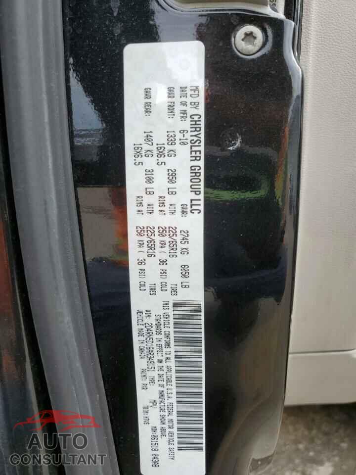 DODGE CARAVAN 2010 - 2D4RN5D16AR349151