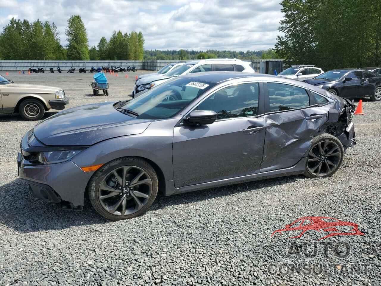HONDA CIVIC 2021 - 19XFC2F89ME201743