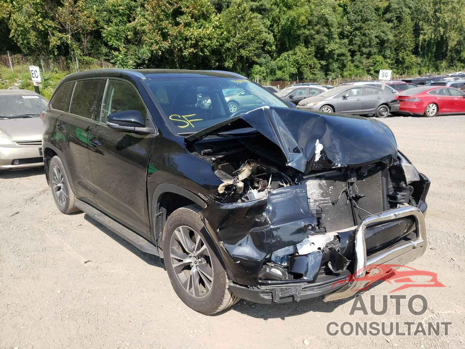 TOYOTA HIGHLANDER 2016 - 5TDJKRFH8GS279687