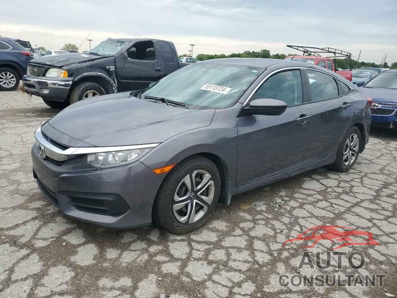HONDA CIVIC 2018 - 2HGFC2F54JH602284