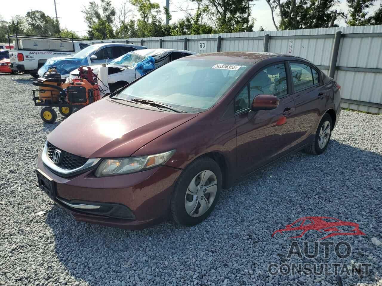 HONDA CIVIC 2014 - 19XFB2F55EE070661