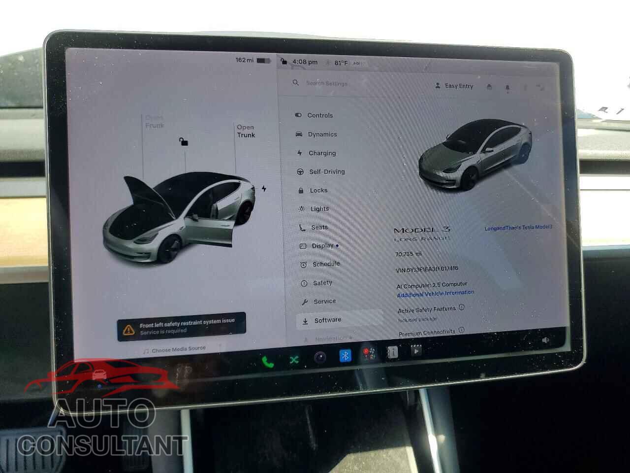 TESLA MODEL 3 2018 - 5YJ3E1EA3JF017416