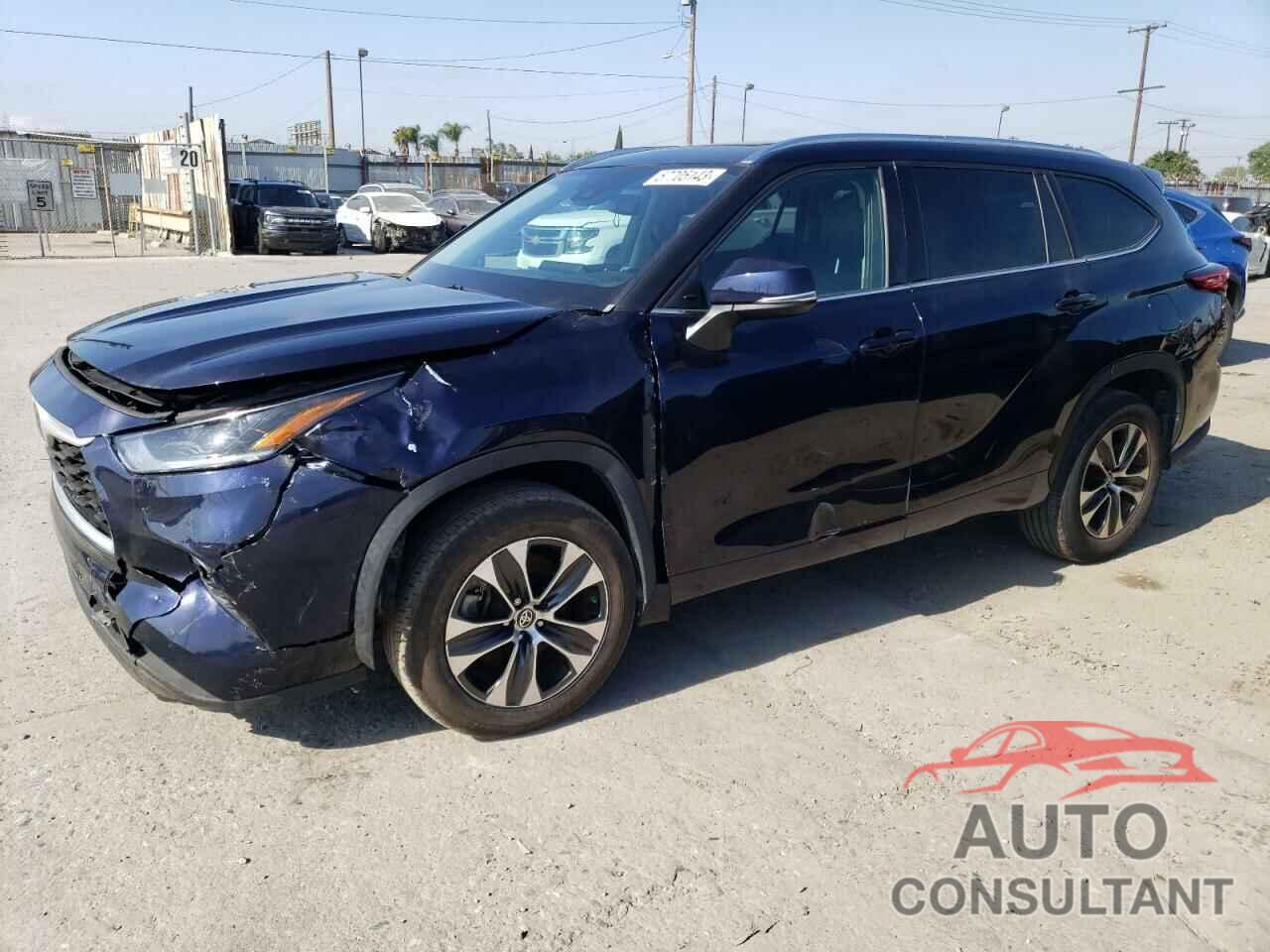 TOYOTA HIGHLANDER 2020 - 5TDGZRAH6LS000535