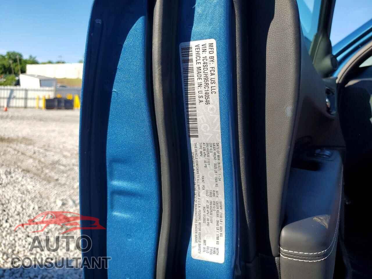 DODGE DURANGO 2024 - 1C4SDJH95RC140546