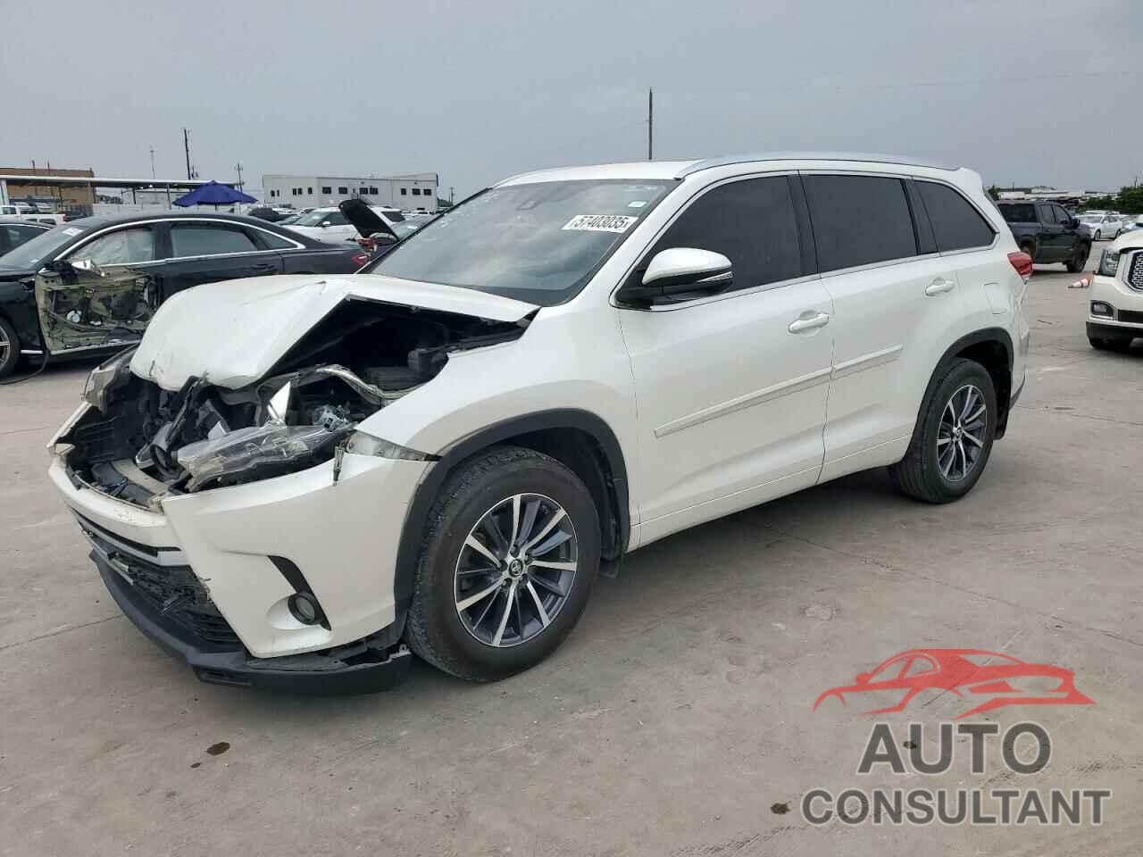 TOYOTA HIGHLANDER 2017 - 5TDJZRFH6HS450580