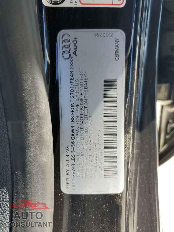 AUDI A7 2013 - WAUYGAFC2DN009018