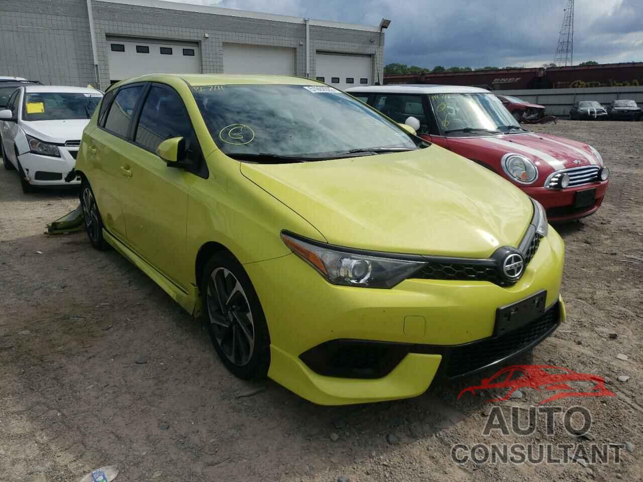 TOYOTA SCION 2016 - JTNKARJE6GJ503665