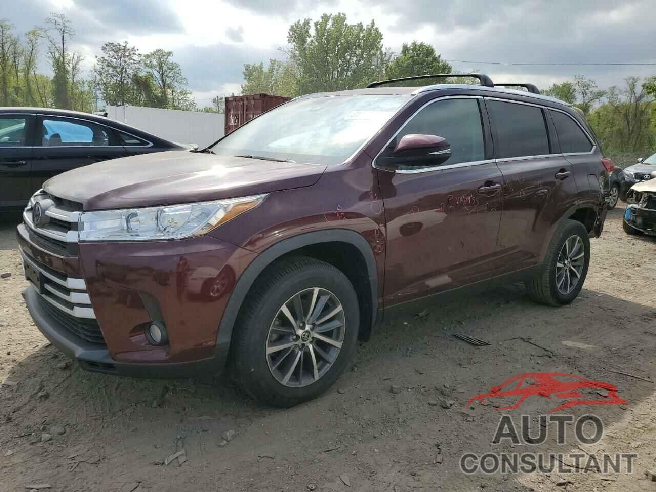 TOYOTA HIGHLANDER 2019 - 5TDJZRFHXKS729778