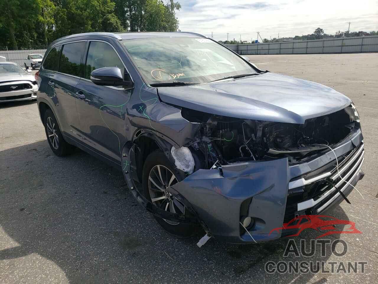 TOYOTA HIGHLANDER 2017 - 5TDKZRFHXHS510543
