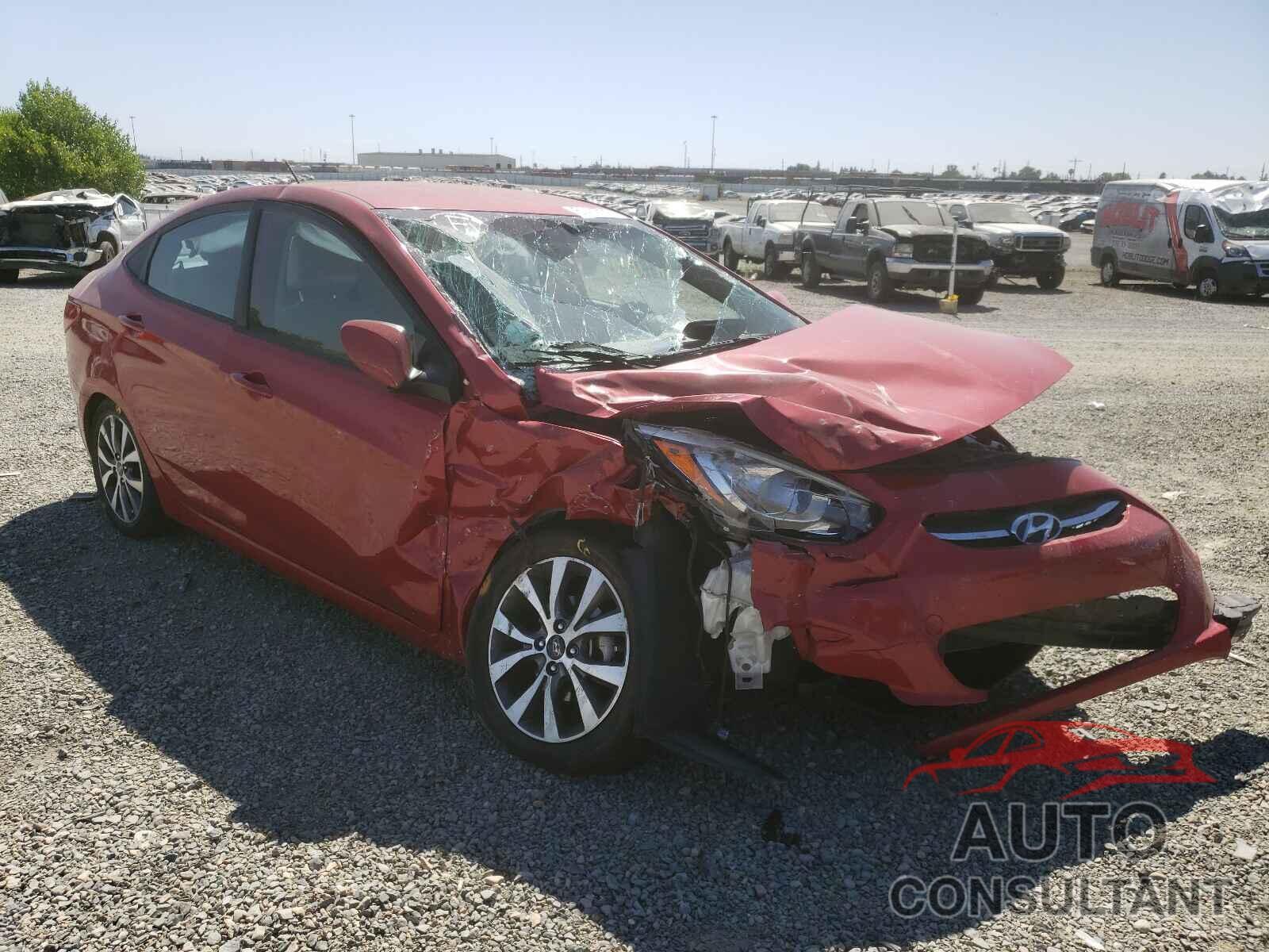 HYUNDAI ACCENT 2017 - KMHCT4AE8HU225725