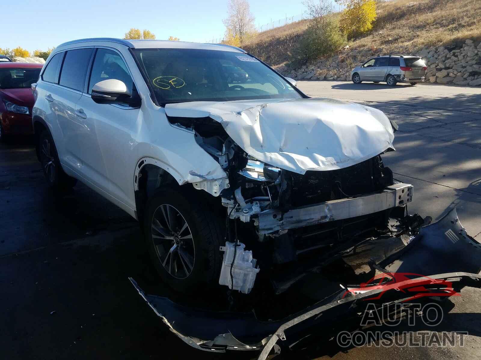 TOYOTA HIGHLANDER 2016 - 5TDJKRFH4GS353915