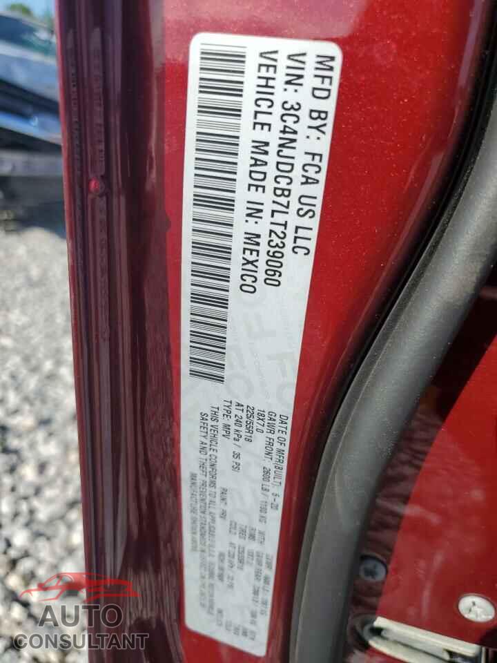 JEEP COMPASS 2020 - 3C4NJDCB7LT239060