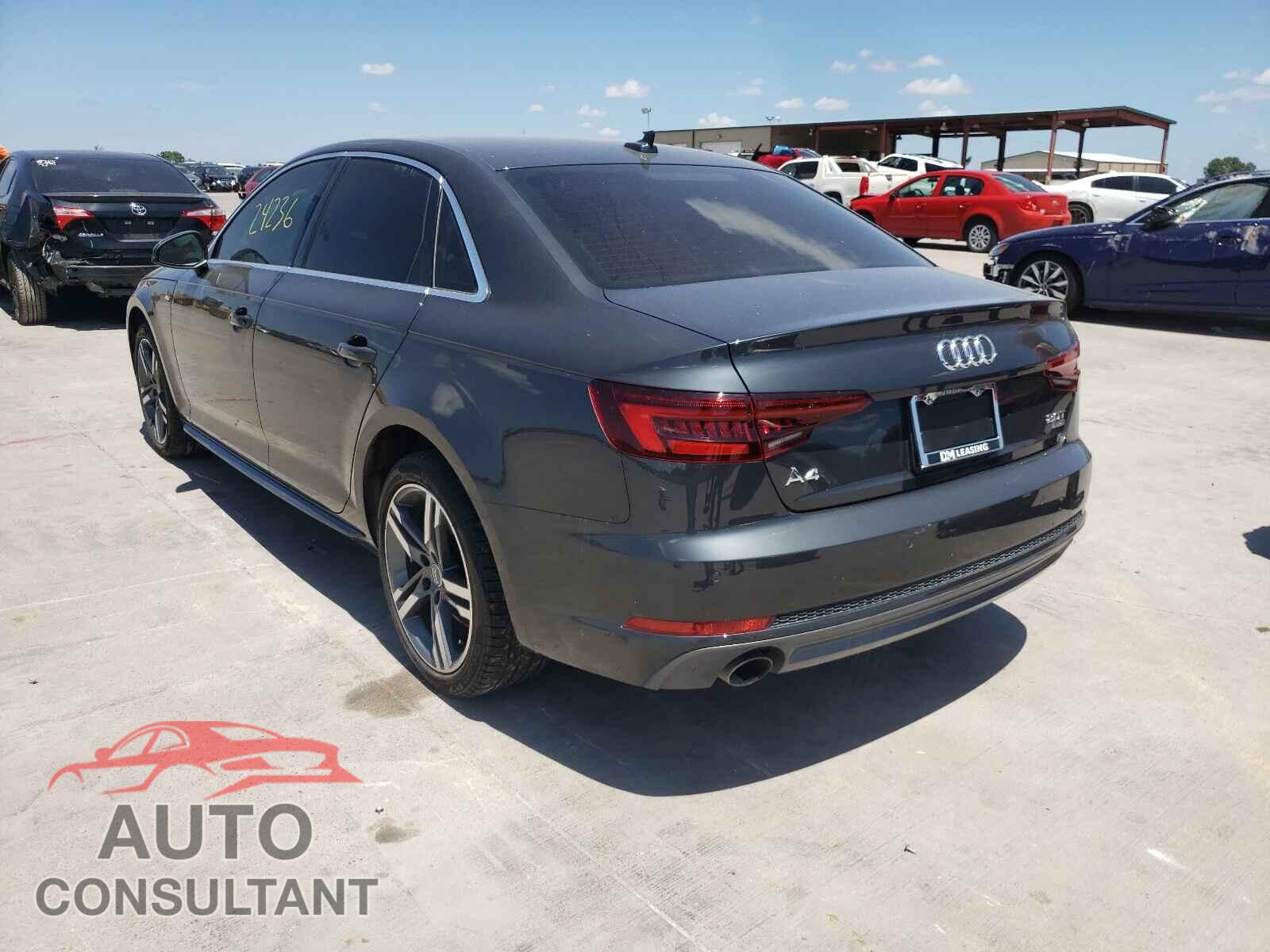 AUDI A4 2018 - WAULMAF48JN011007