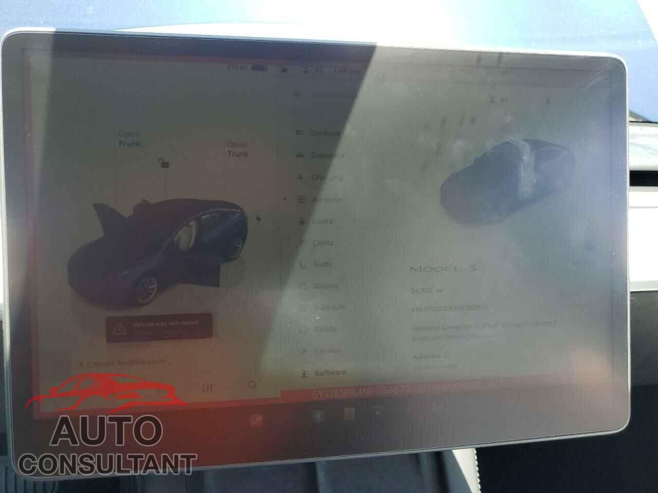 TESLA MODEL 3 2022 - 5YJ3E1EA4NF353873