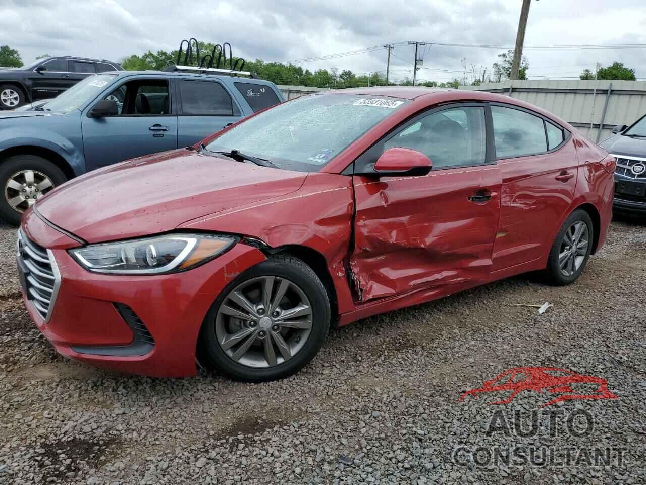 HYUNDAI ELANTRA 2017 - KMHD84LF3HU064115