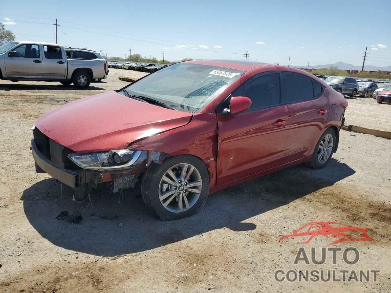 HYUNDAI ELANTRA 2017 - KMHD84LF5HU371754