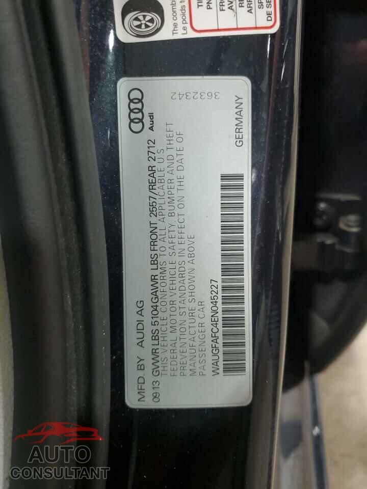 AUDI A6 2014 - WAUGFAFC4EN045227