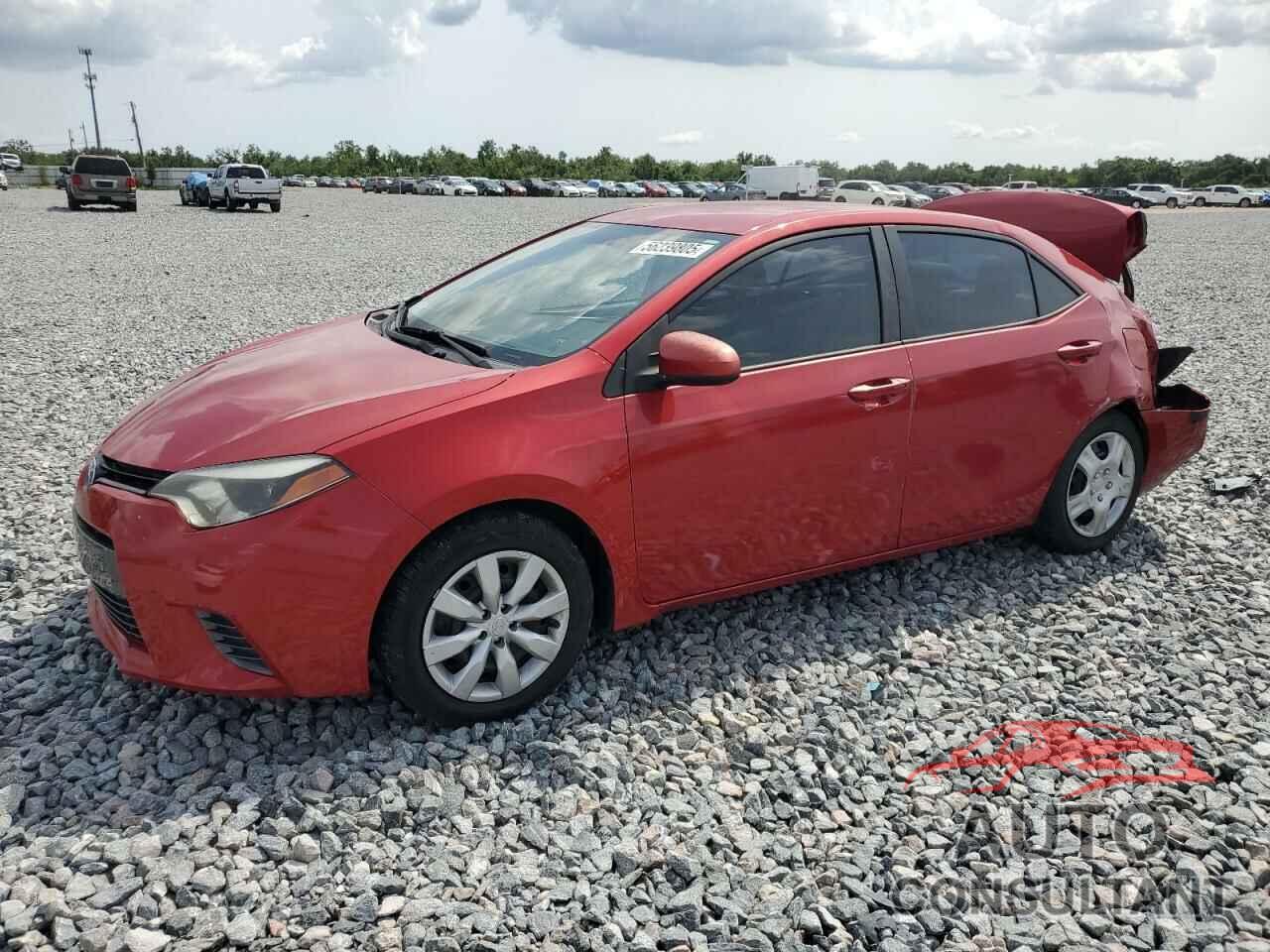 TOYOTA COROLLA 2015 - 2T1BURHE5FC300102