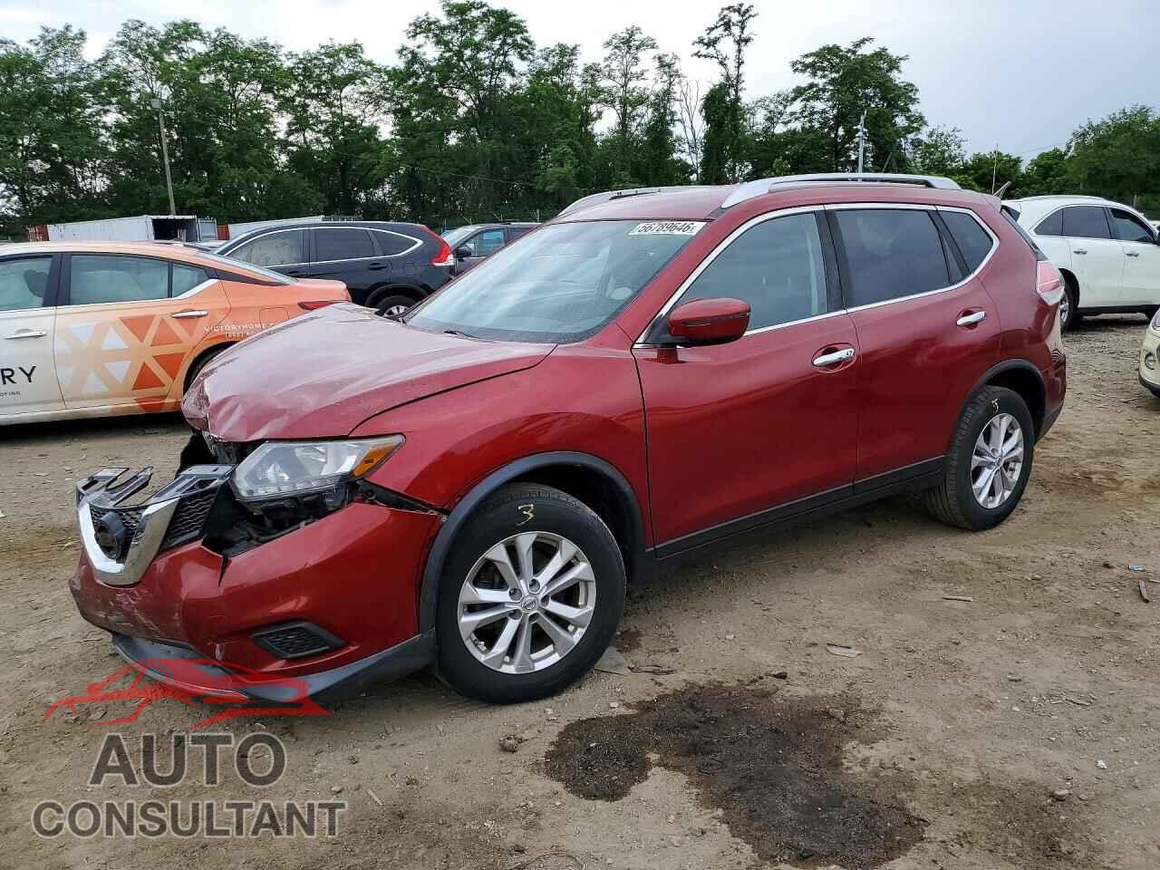 NISSAN ROGUE SV 2016 - KNMAT2MVXGP619025