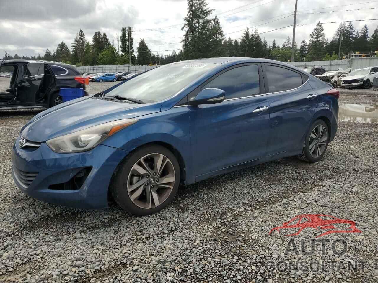 HYUNDAI ELANTRA 2015 - KMHDH4AE9FU347870