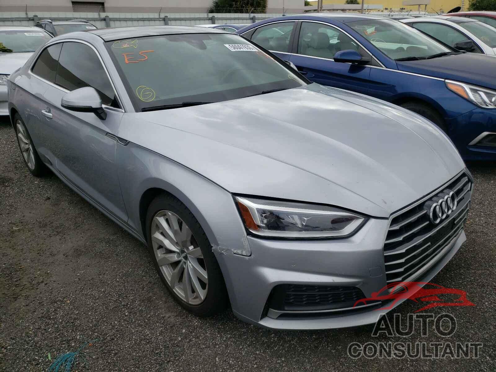 AUDI A5 2018 - WAUNNAF55JA009964