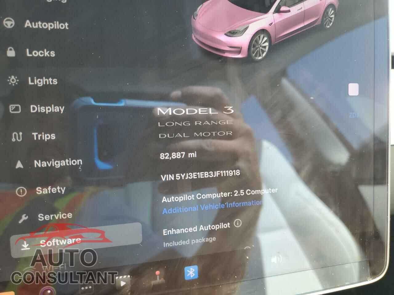 TESLA MODEL 3 2018 - 5YJ3E1EB3JF111918