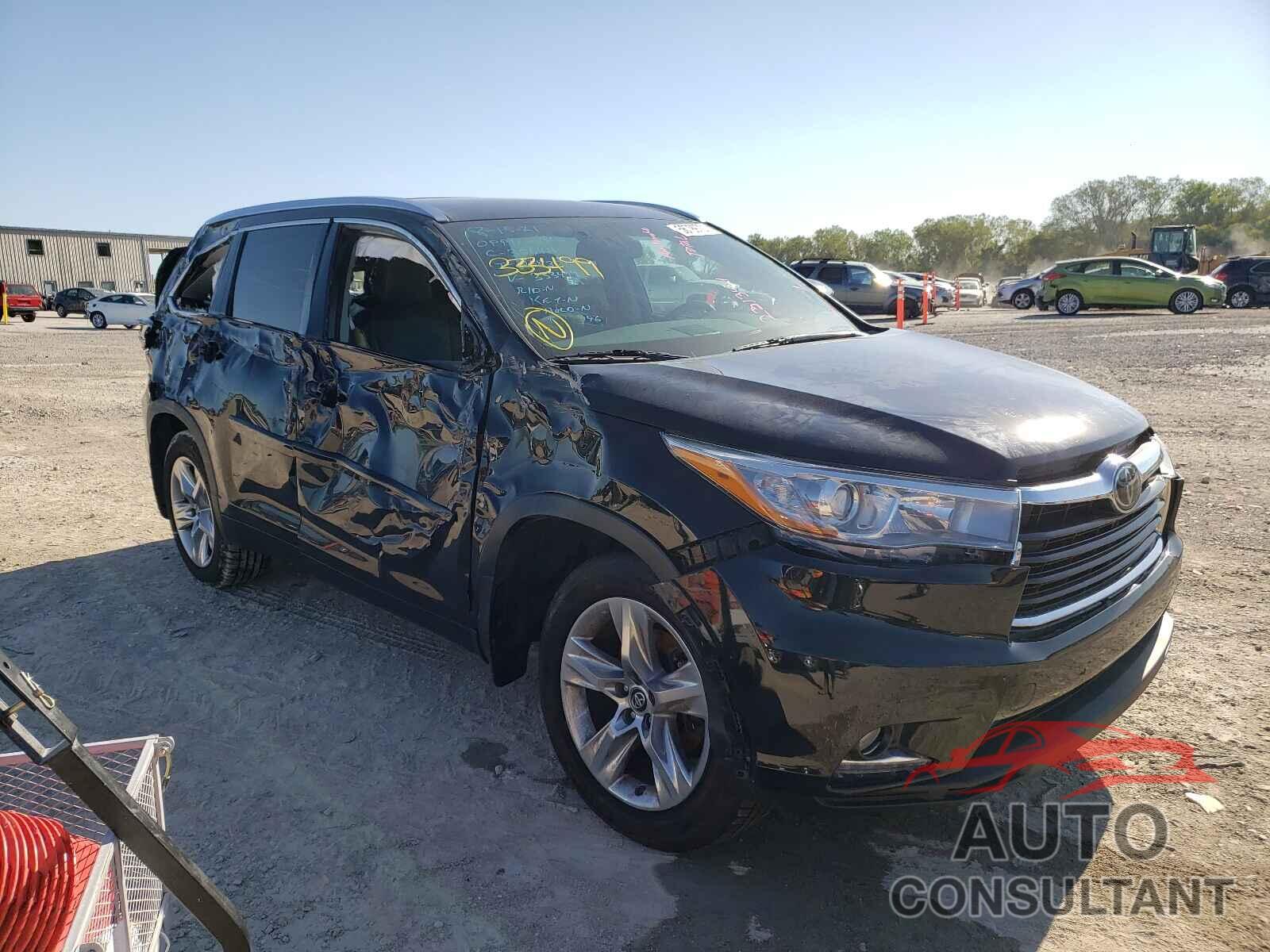 TOYOTA HIGHLANDER 2016 - 5TDDKRFH8GS333499