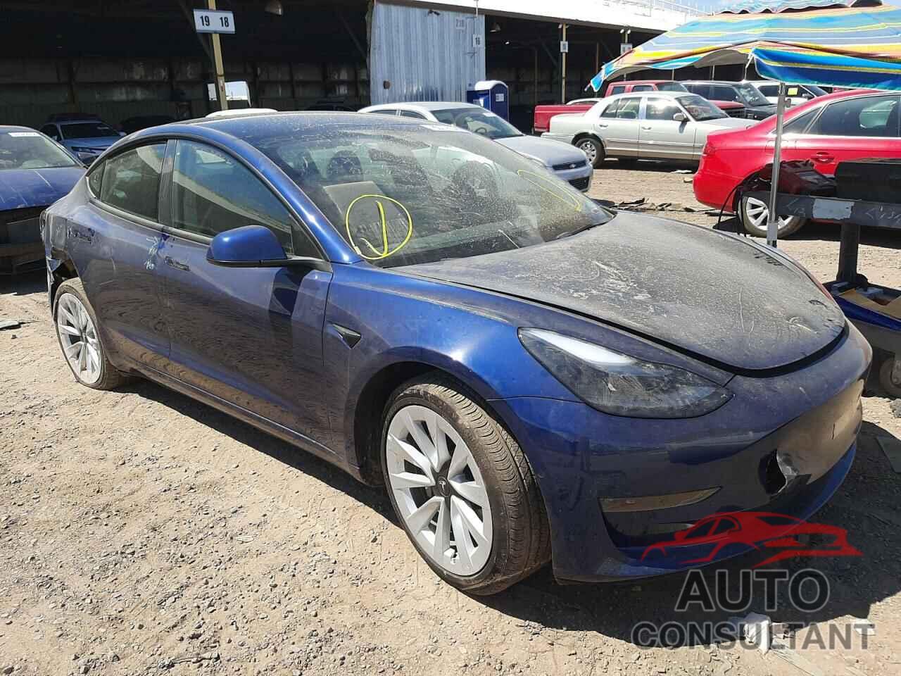 TESLA MODEL 3 2022 - 5YJ3E1EB8NF187530
