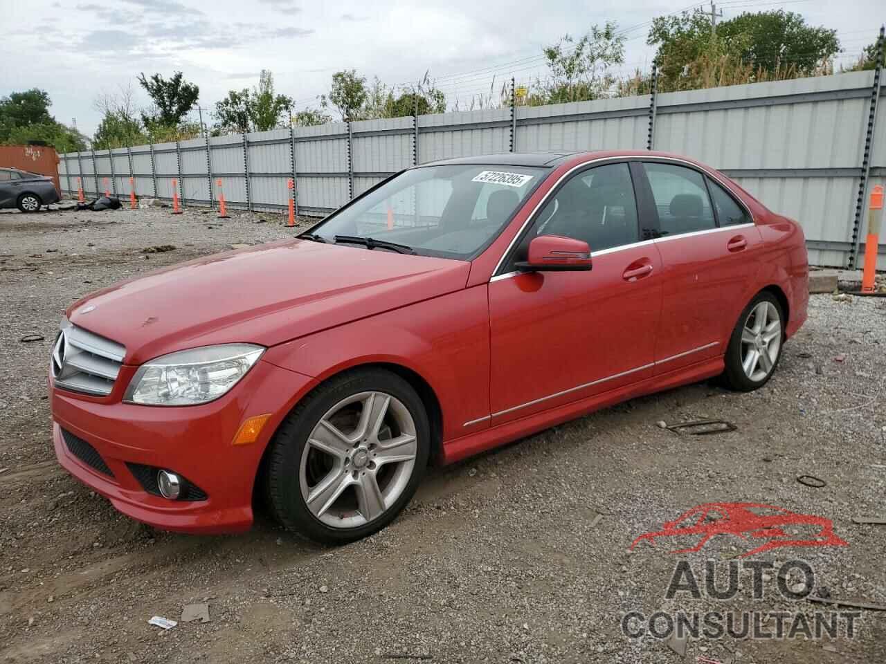 MERCEDES-BENZ C-CLASS 2010 - WDDGF8BB6AF433143