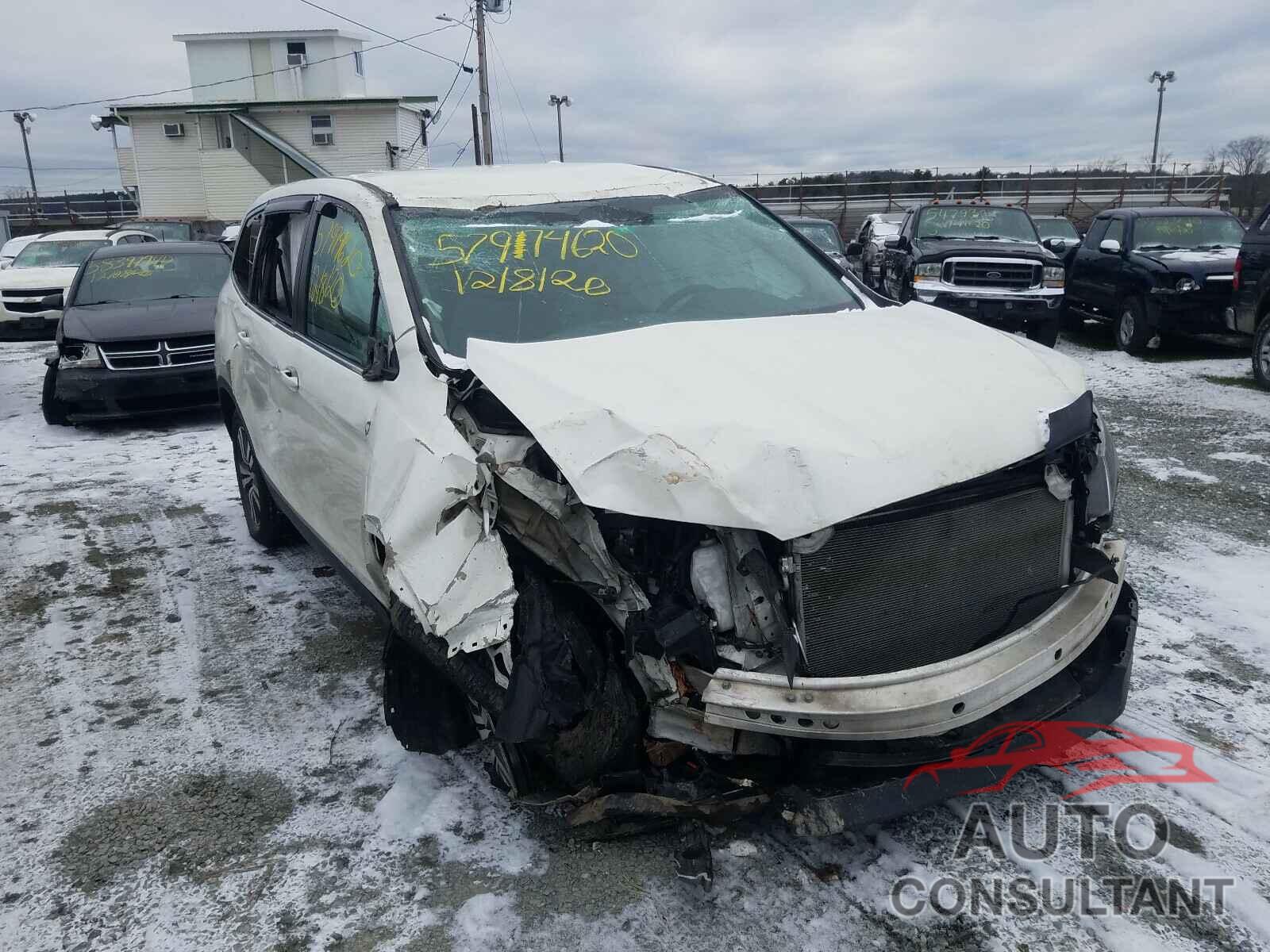 HONDA PILOT 2016 - 5FNYF6H38GB124290