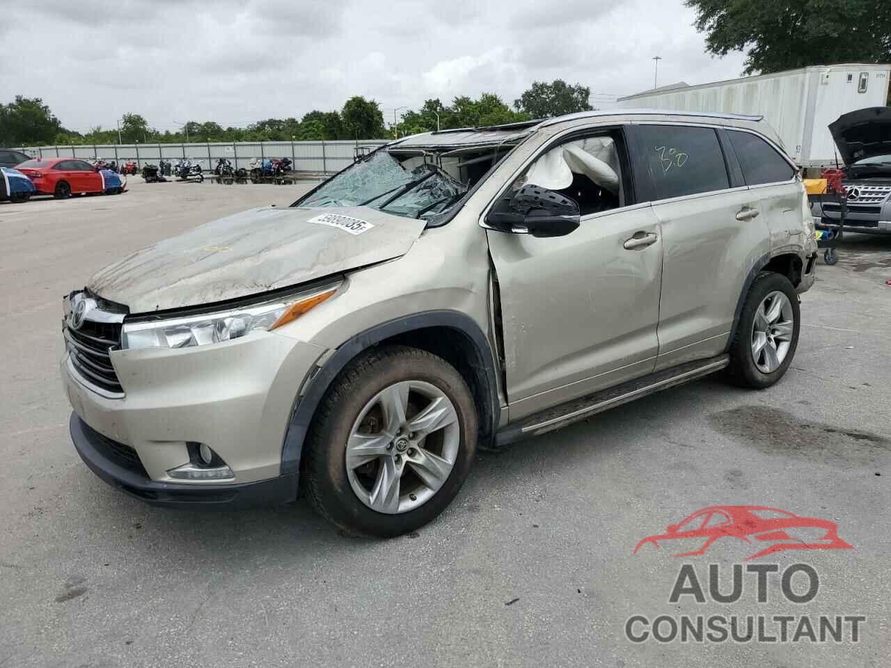 TOYOTA HIGHLANDER 2016 - 5TDDKRFH4GS232962