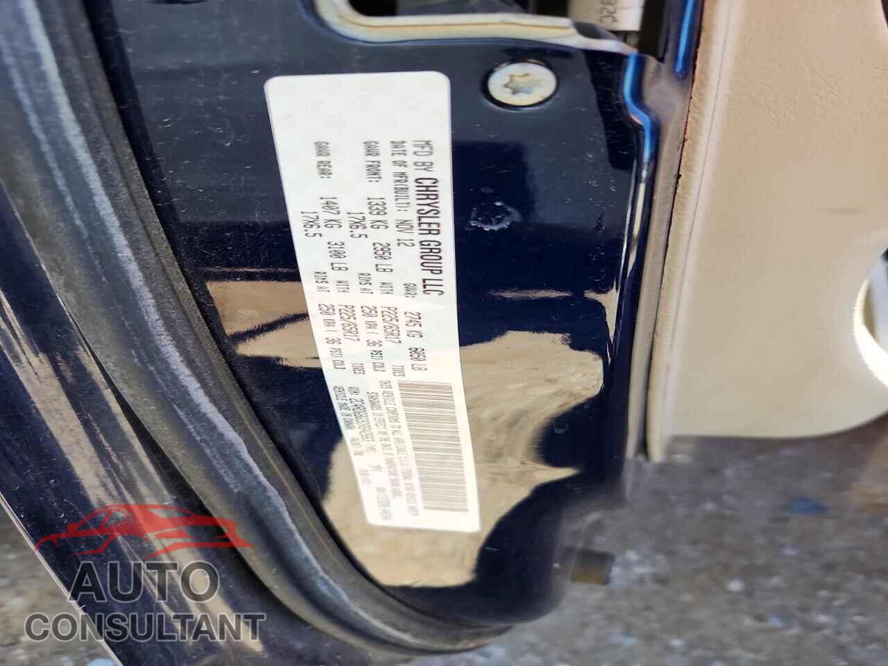 DODGE CARAVAN 2013 - 2C4RDGBG9DR642663