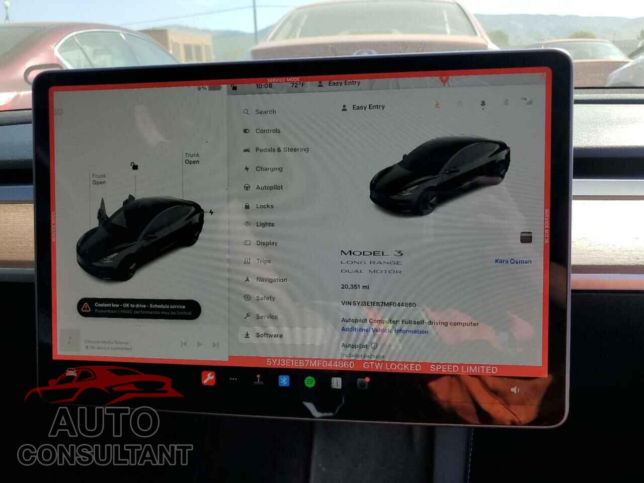 TESLA MODEL 3 2021 - 5YJ3E1EB7MF044860