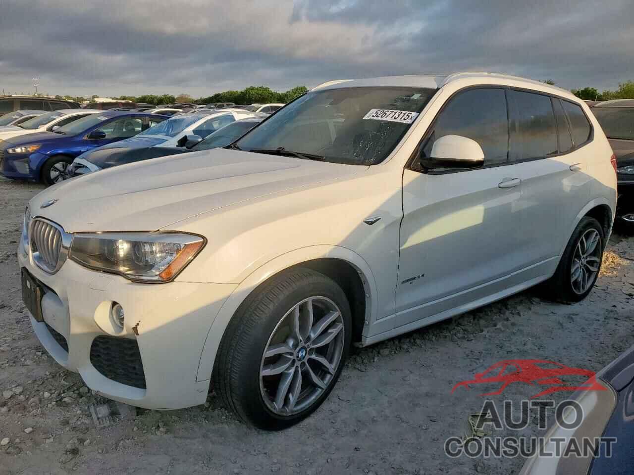 BMW X3 2016 - 5UXWZ7C53G0M83959