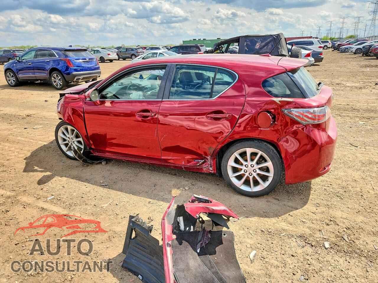 LEXUS CT 200 2012 - JTHKD5BH7C2077288