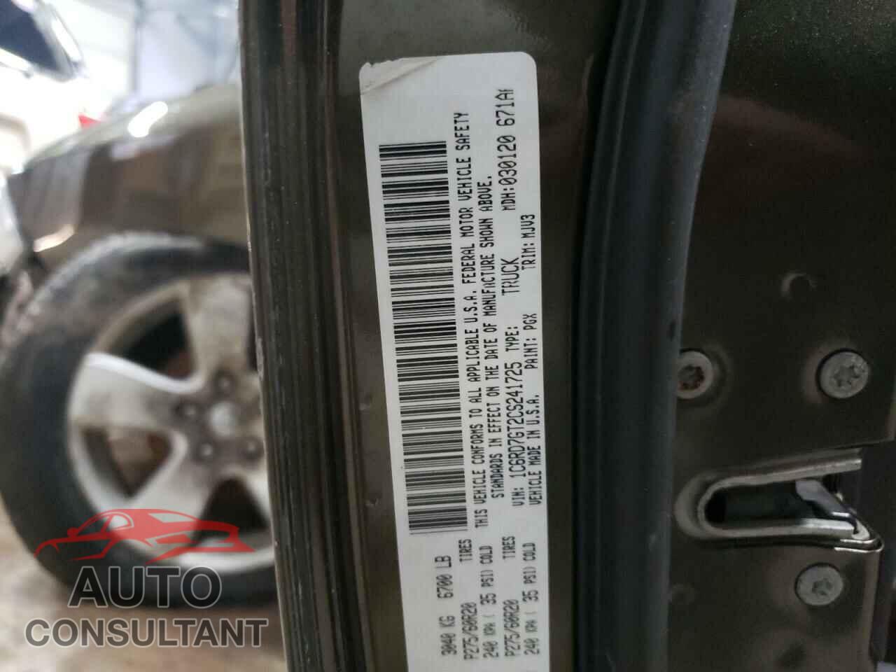 DODGE RAM 1500 2012 - 1C6RD7GT2CS241725