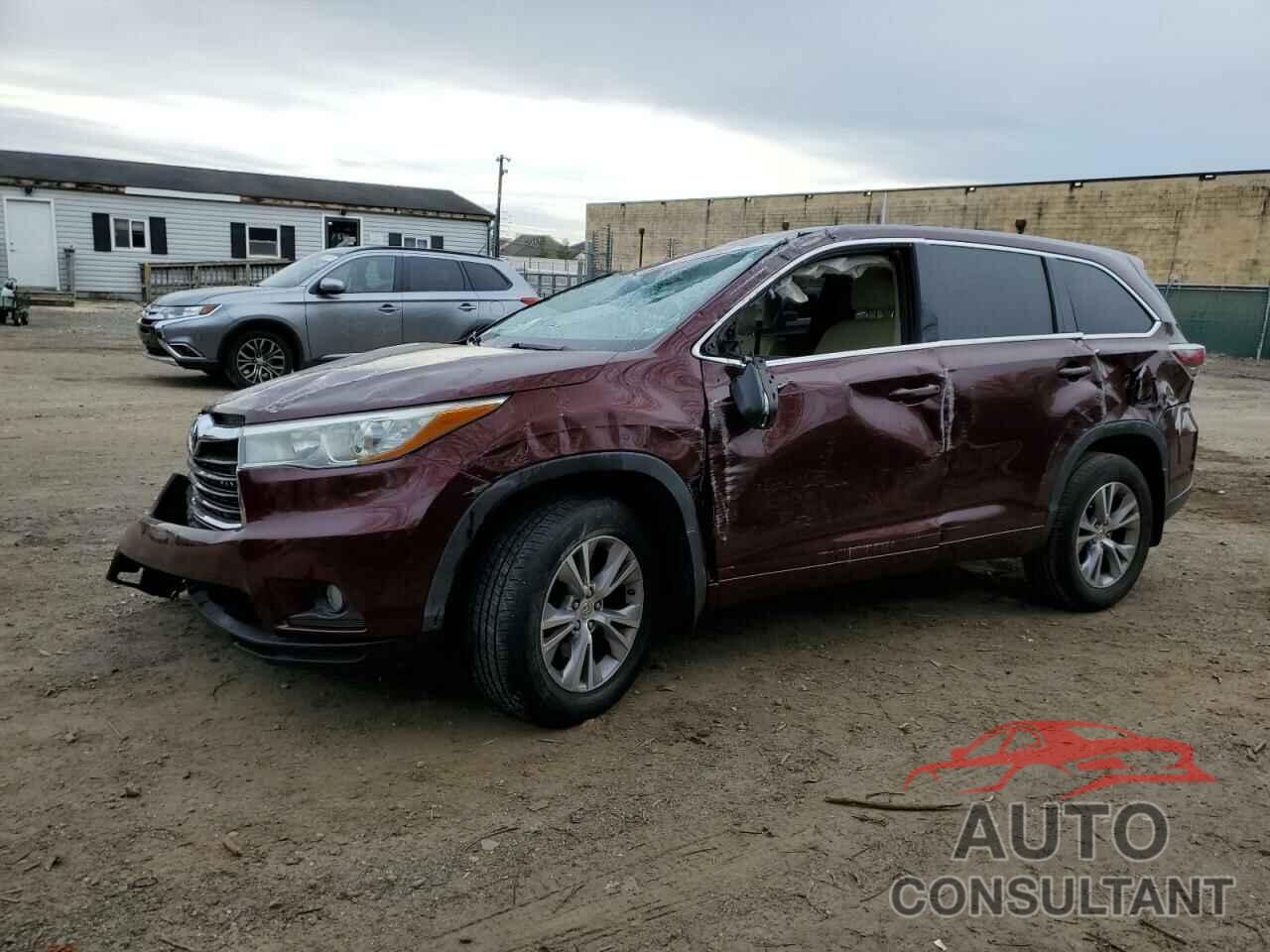 TOYOTA HIGHLANDER 2015 - 5TDBKRFH3FS212062