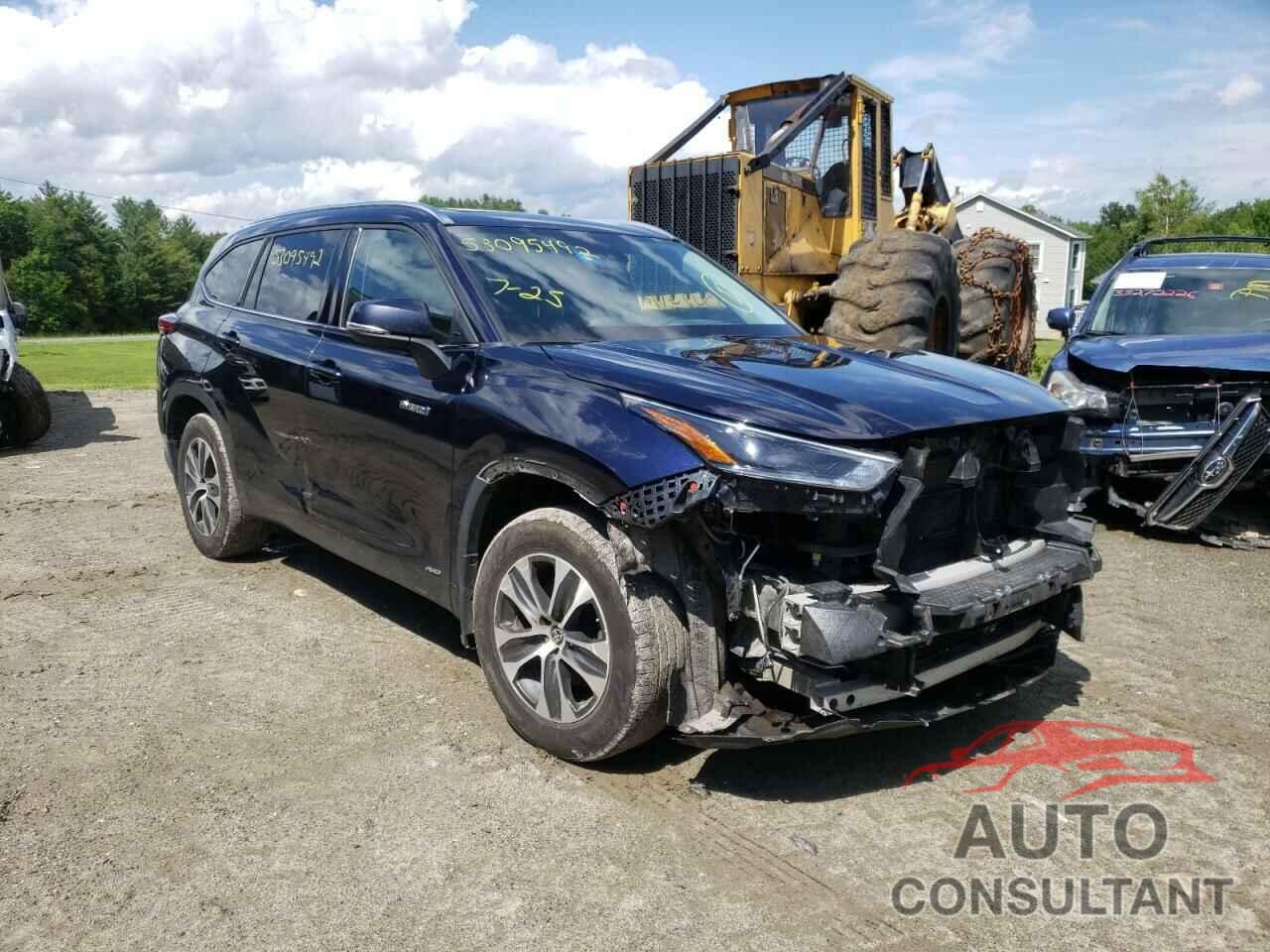 TOYOTA HIGHLANDER 2021 - 5TDGBRCH1MS514330