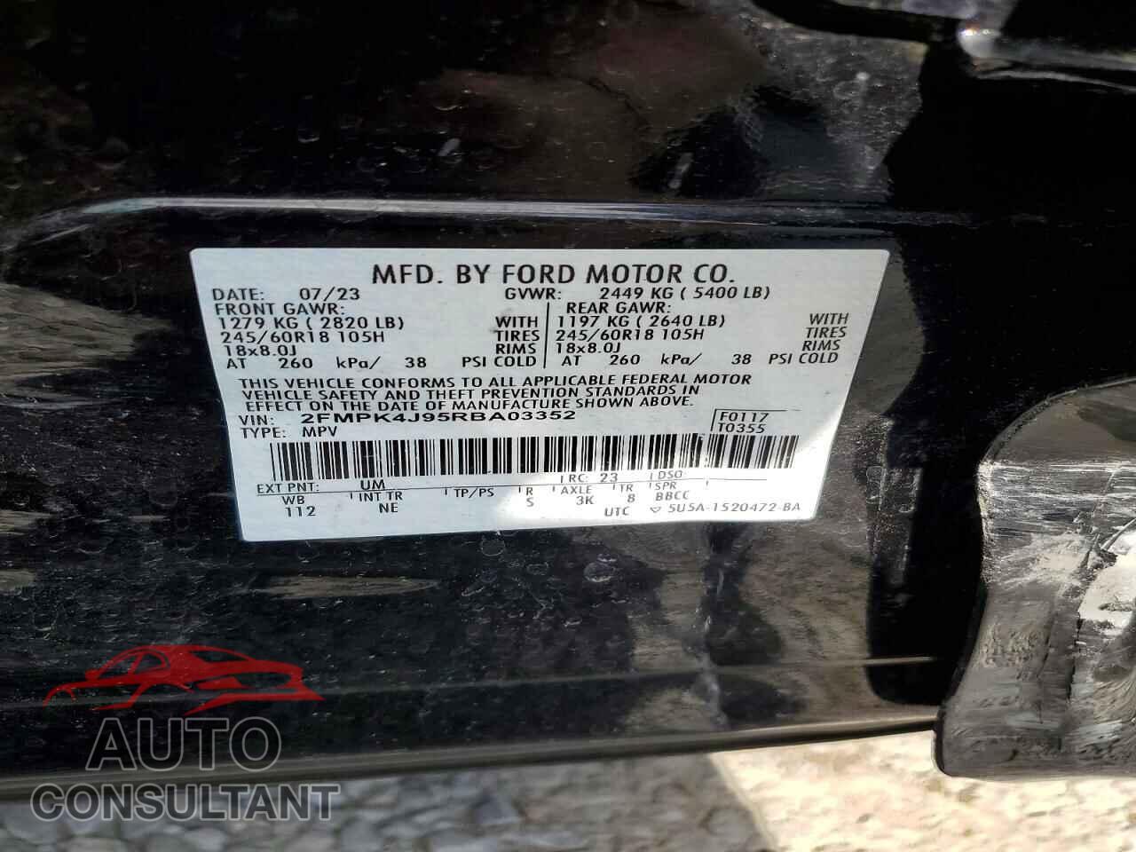 FORD EDGE 2024 - 2FMPK4J95RBA03352