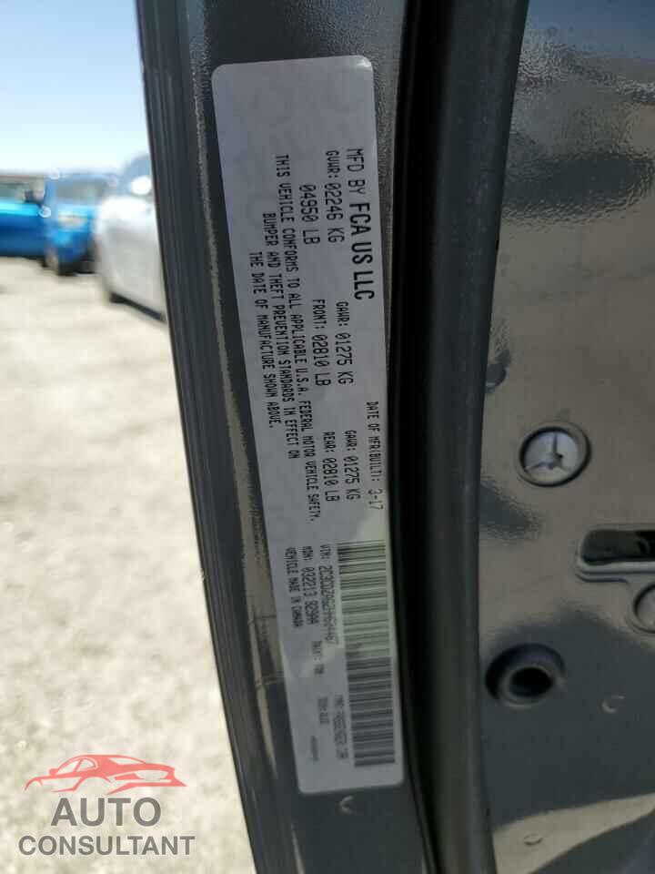 DODGE CHALLENGER 2017 - 2C3CDZAG2HH604467