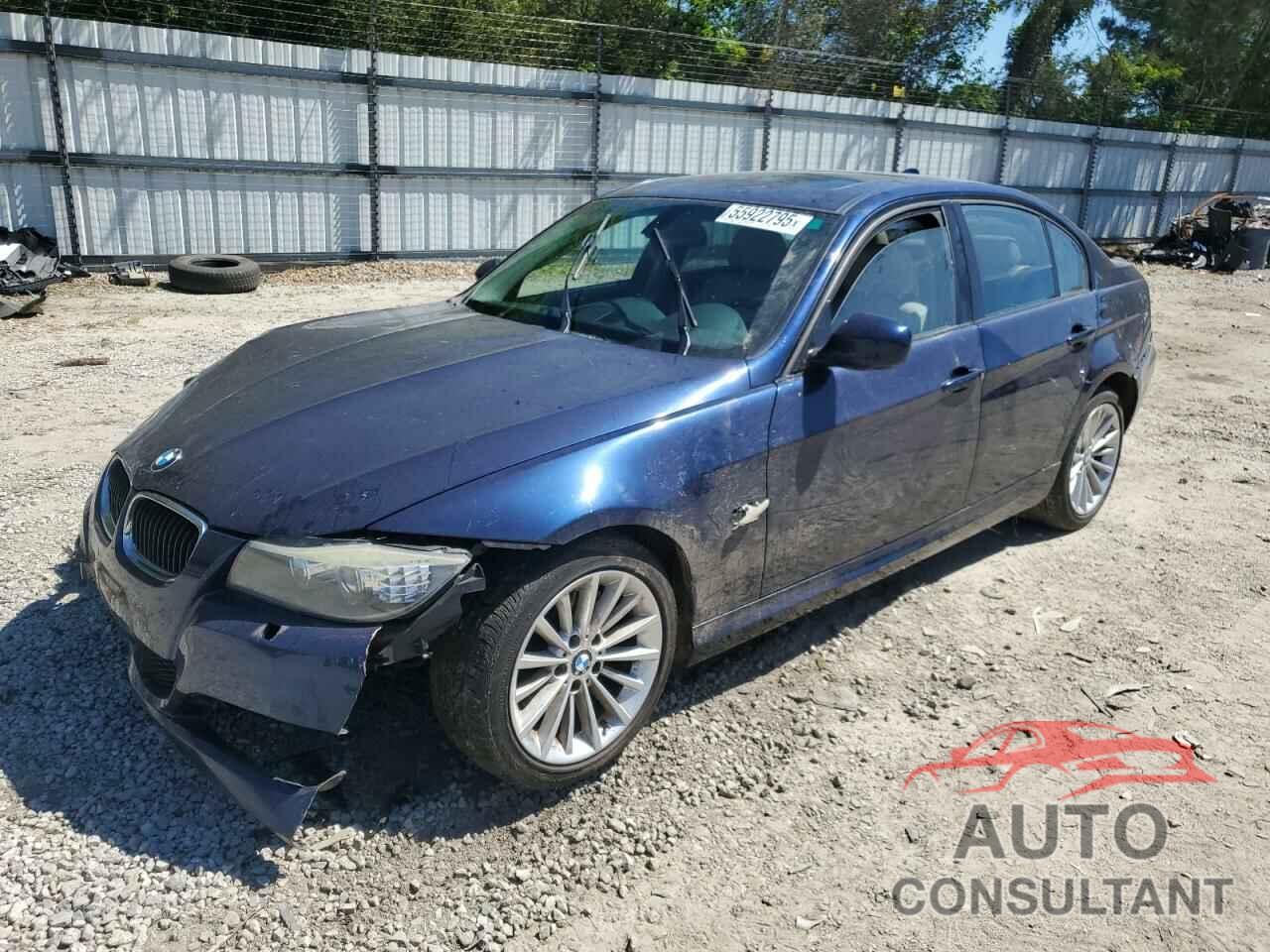 BMW 3 SERIES 2011 - WBAPK5C52BF122207