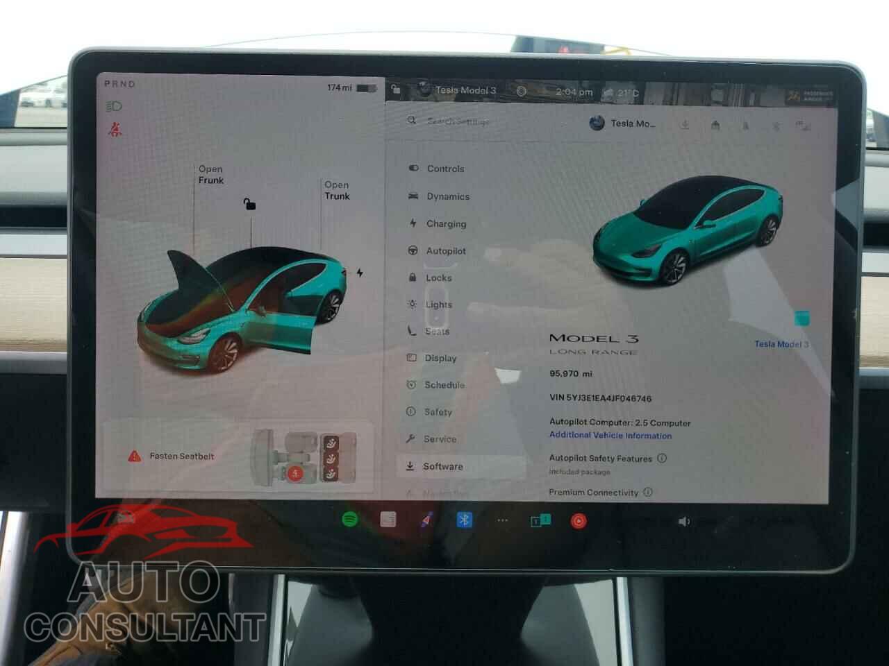 TESLA MODEL 3 2018 - 5YJ3E1EA4JF046746