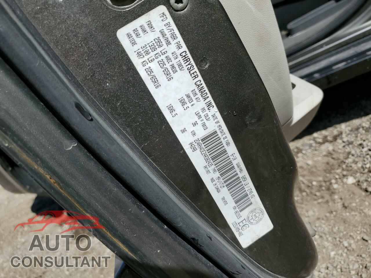 DODGE CARAVAN 2010 - 2D4RN4DE2AR382435