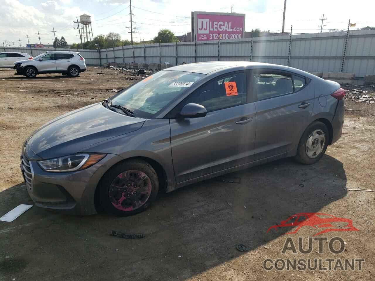 HYUNDAI ELANTRA 2018 - 5NPD74LF7JH329996