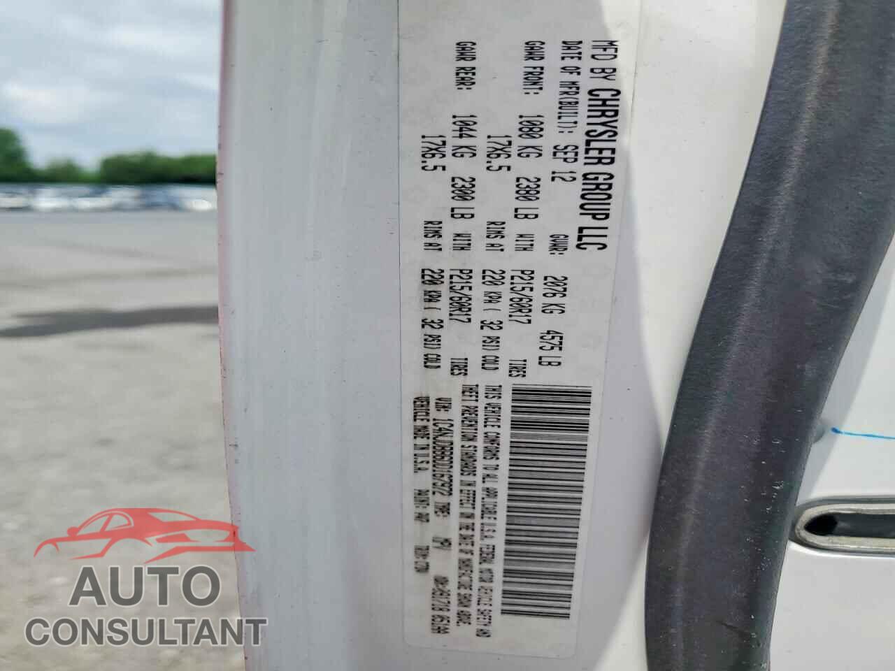 JEEP COMPASS 2013 - 1C4NJDBB6DD167972