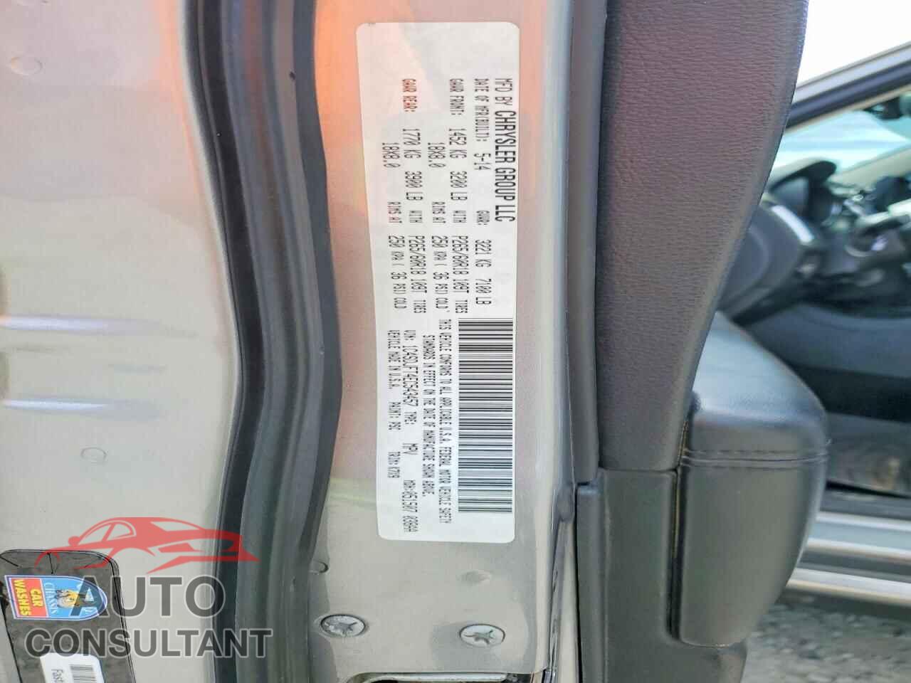 DODGE DURANGO 2014 - 1C4SDJFT4EC543457