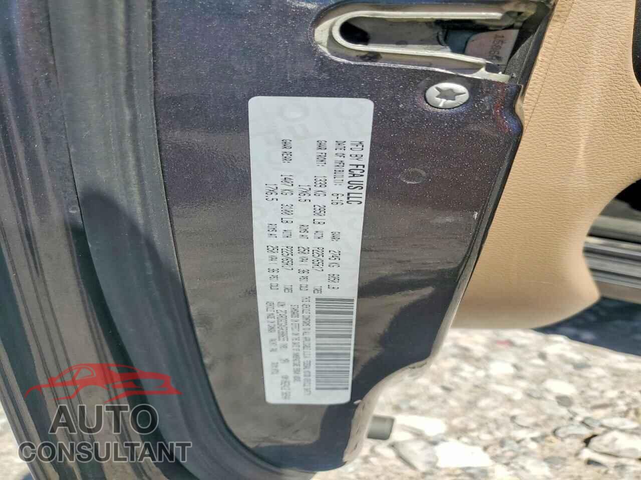 DODGE CARAVAN 2016 - 2C4RDGCGXGR380655